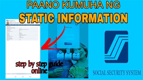 static report from sss website|Paano Kumuha ng SSS Static Information sa Online .